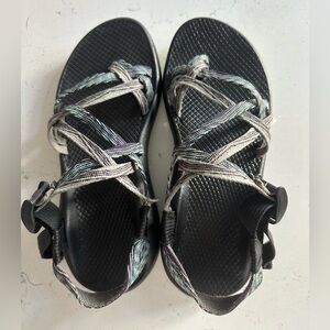 Chaco Women's Z Cloud X Blue/Purple/Grey Strappy Sandals, Women's Size 8